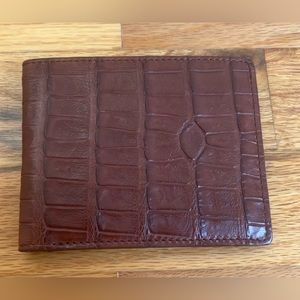 Lucchese Crocodile wallet